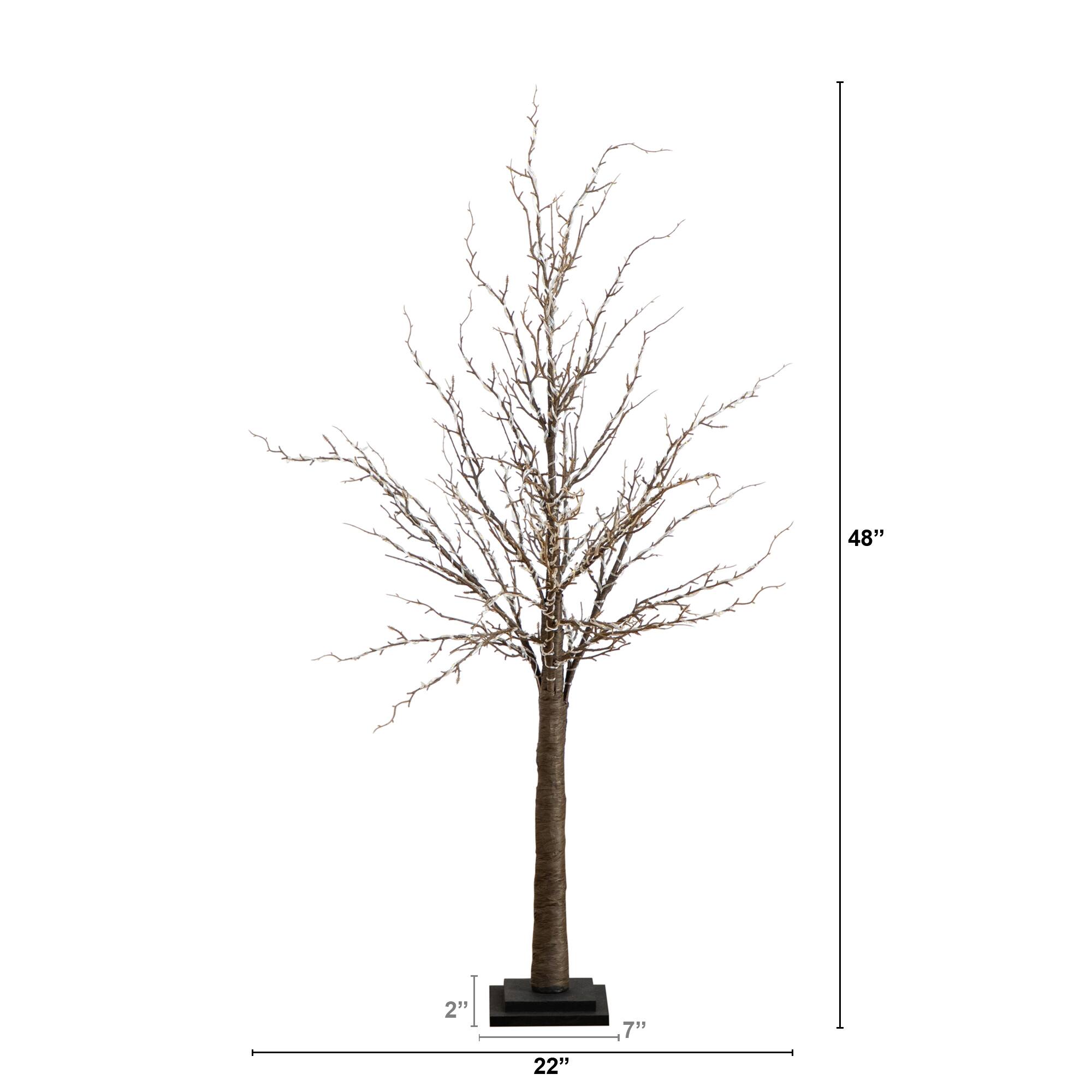 4ft. Pre-Lit LED Twig Tree
